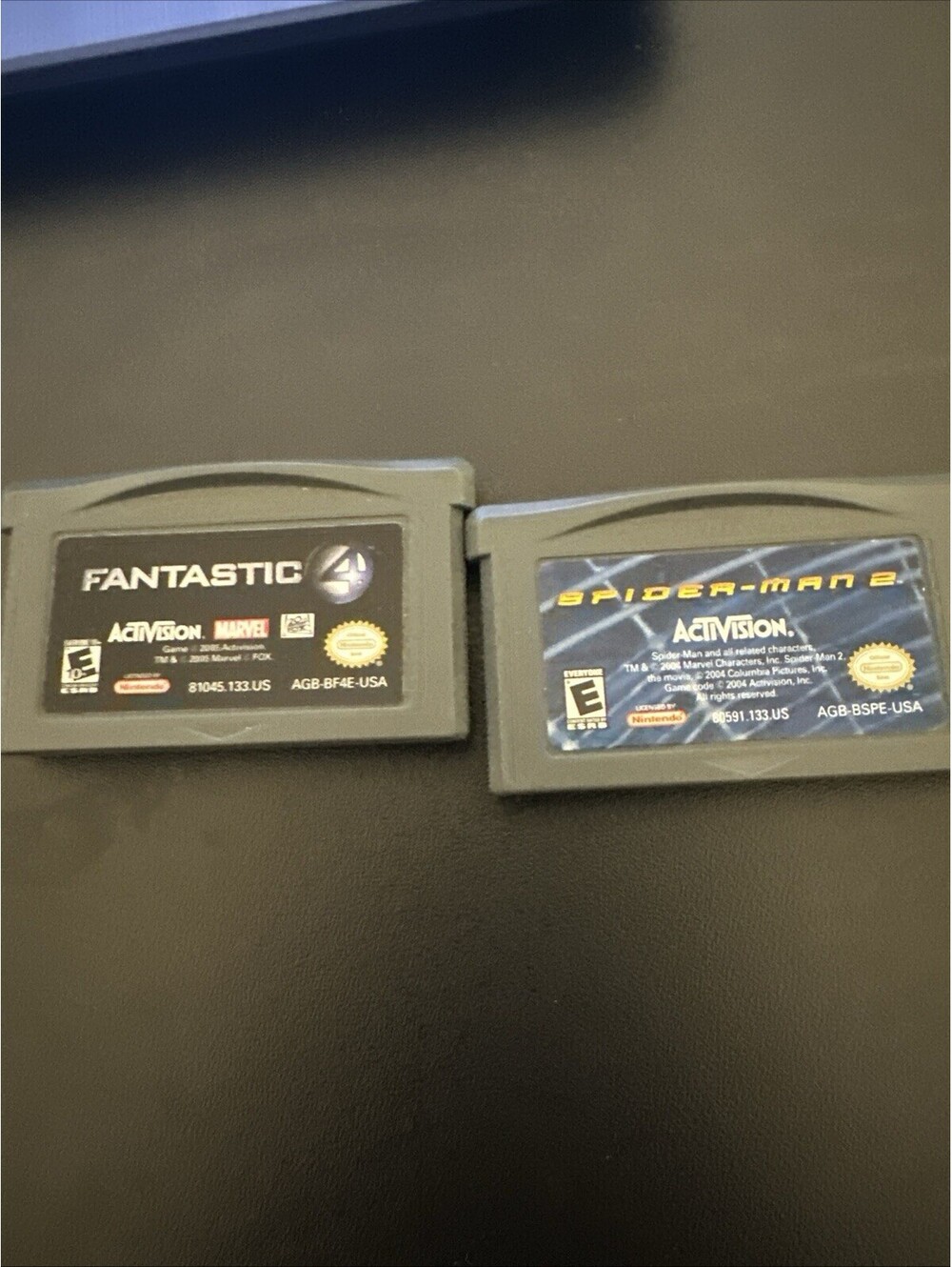 Spider-Man 2 Fantastic Lot Nintendo GameBoy Advance GBA Cartridge